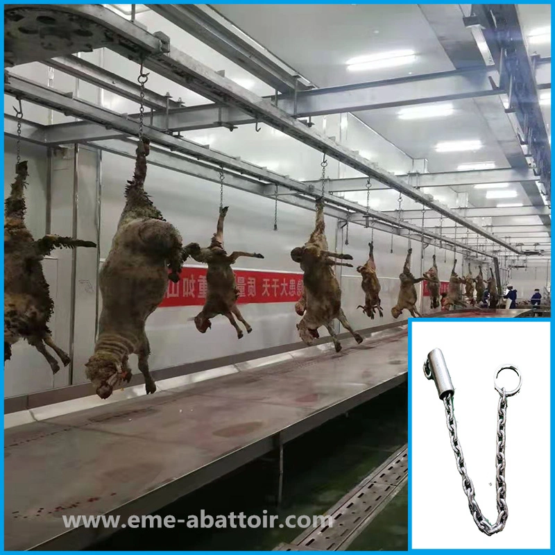 Slaughterhouse Machine Goat Slaughtering Processing Line Bleeding Shackle Sheep Abattoir