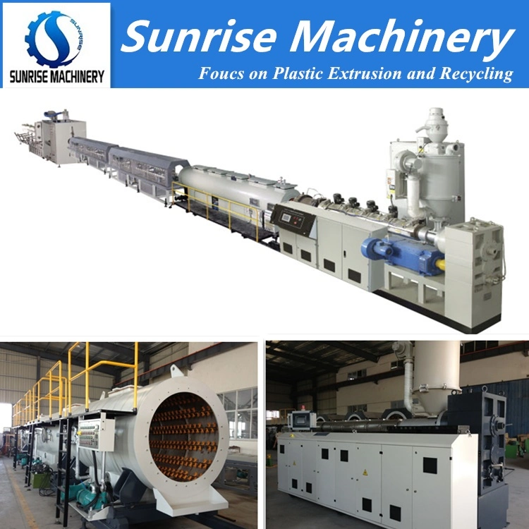 PP PE PPR Pipe Making Line / Single Screw Extruder / Conduit Pipe