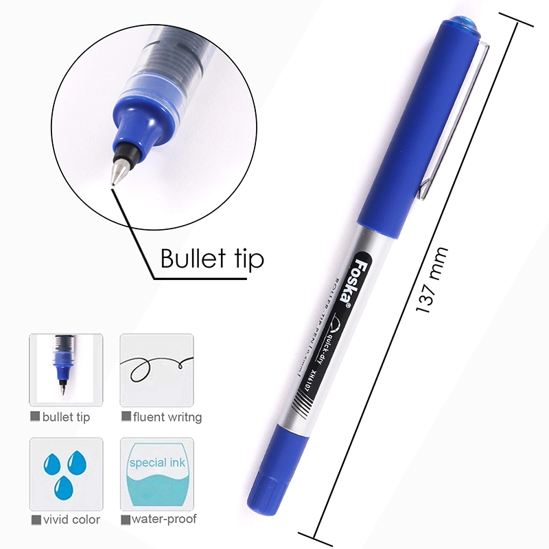 Foska Hot Sale Plastic Promotional Roller Tip Pen