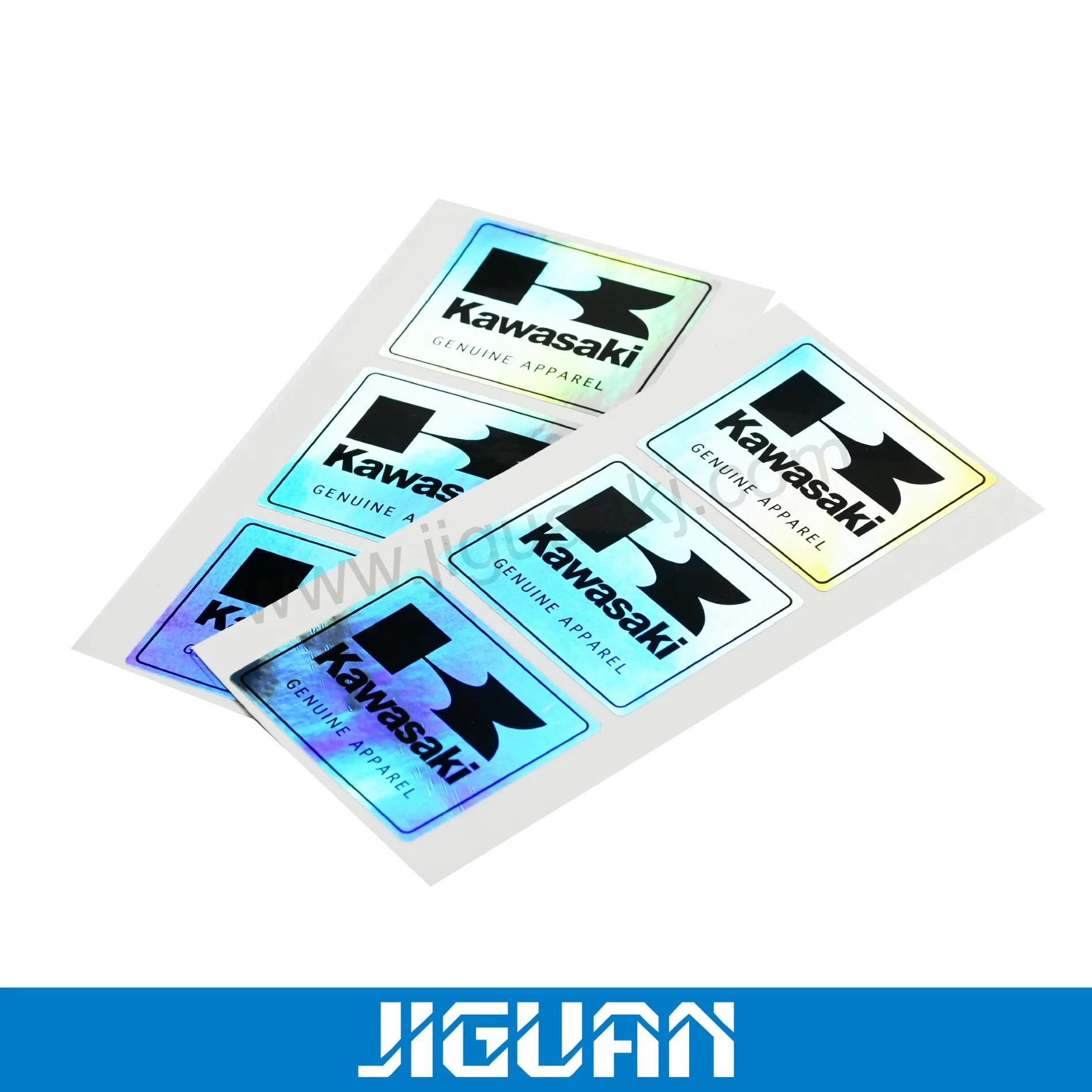 Diseño de seguridad láser personalizado Anti-Counterfeit Pegatina Junta redonda Holograpic marca registrada