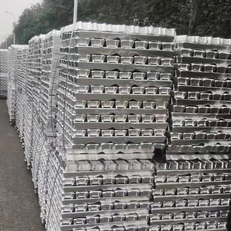 China Suppliers Certified High Pure Aluminum Material High quality/High cost performance  Aluminum Ingot Stock Material A7 A8 A9 99.9 Aluminium Ingots