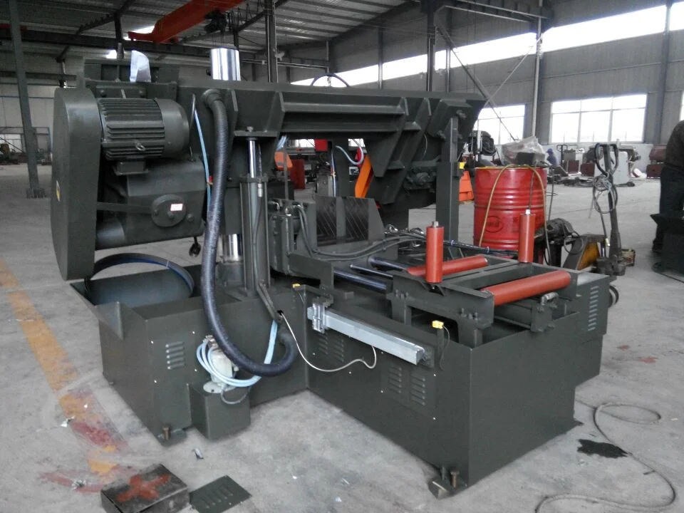 Full Automatic Steel Aluminum Metal Cutting Double Column Band Saw Machine