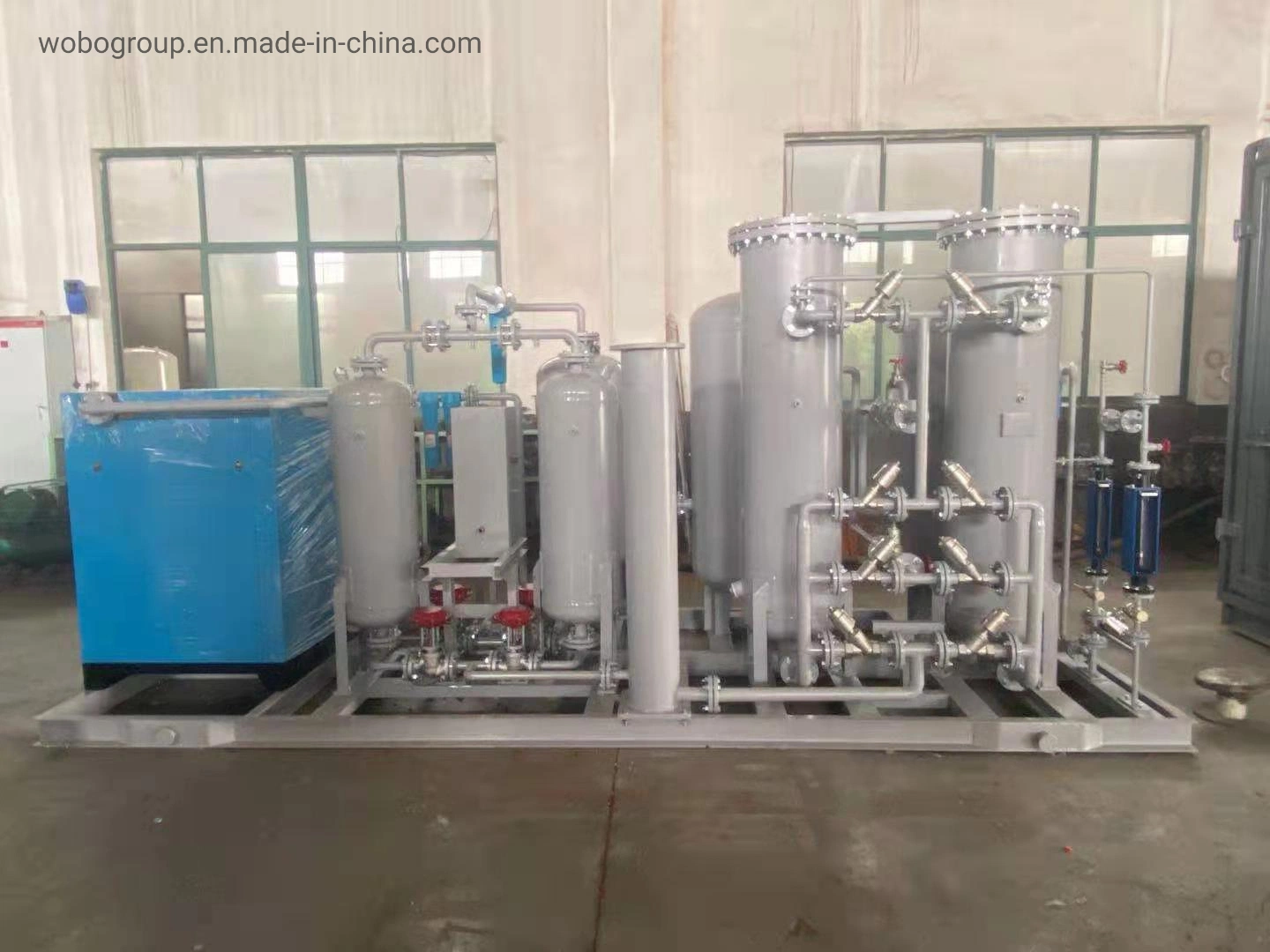 High Performance Modular Automatic N2 Making Machine 15nm3/H 99.99% Purity Psa Nitrogen Generator for Wine