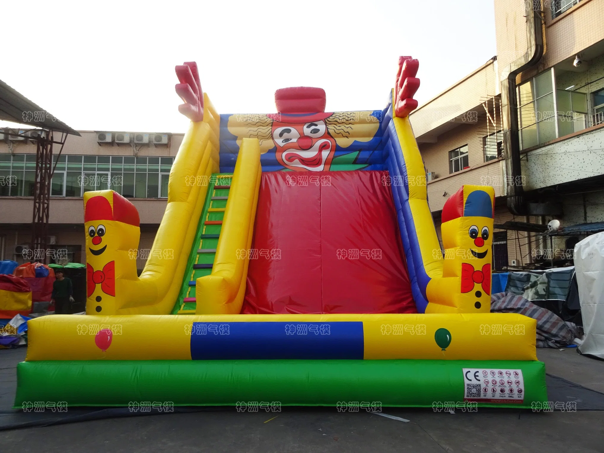 High quality/High cost performance  Small Kids Sport Game Inflatable Stair Slide Toys for Sale