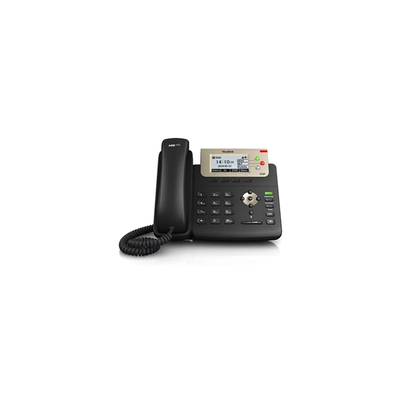 Téléphone IP professionnel avec téléphone VoIP SIP-T33P 3 lignes pour Yealink