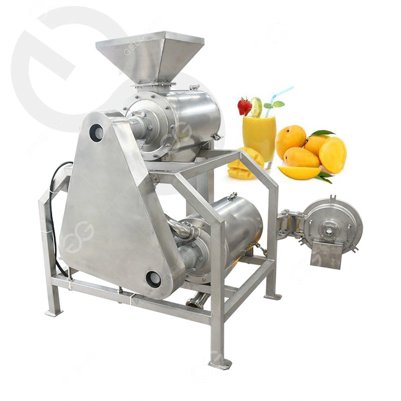 Stainless Steel Fruit Pulp Making Machine Pulper Small Scale Mango Processing Plant