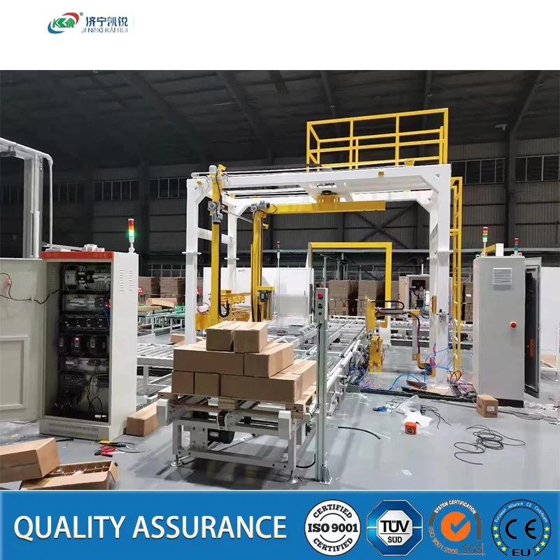 Manufacturers Supply PE Automatic Stretch Film Tray Packaging Machine