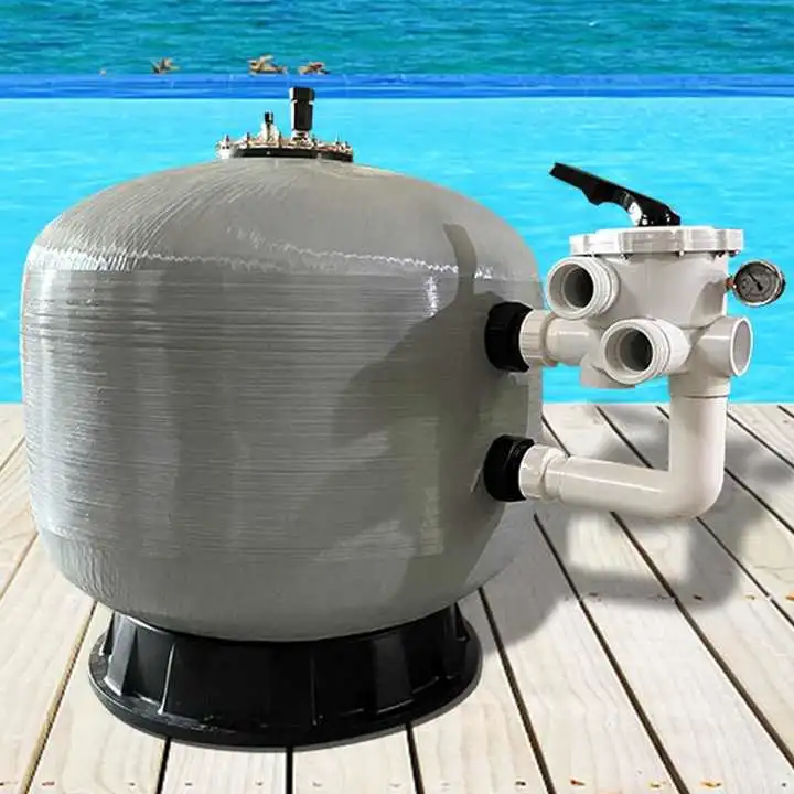 Home Swimming Pool Water Treatment System Fiberglass Top Mount Sand Filter for Swimming Pool