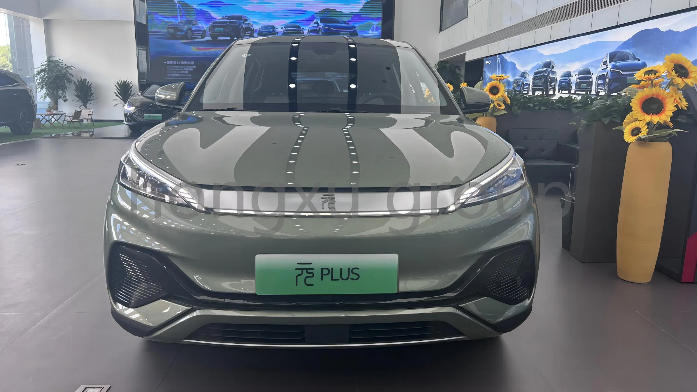 Byd Yuan Plus 510km Carro Usado de Luxo com Ar Condicionado Veículo Elétrico para SUV Pequeno Fabricado na China.