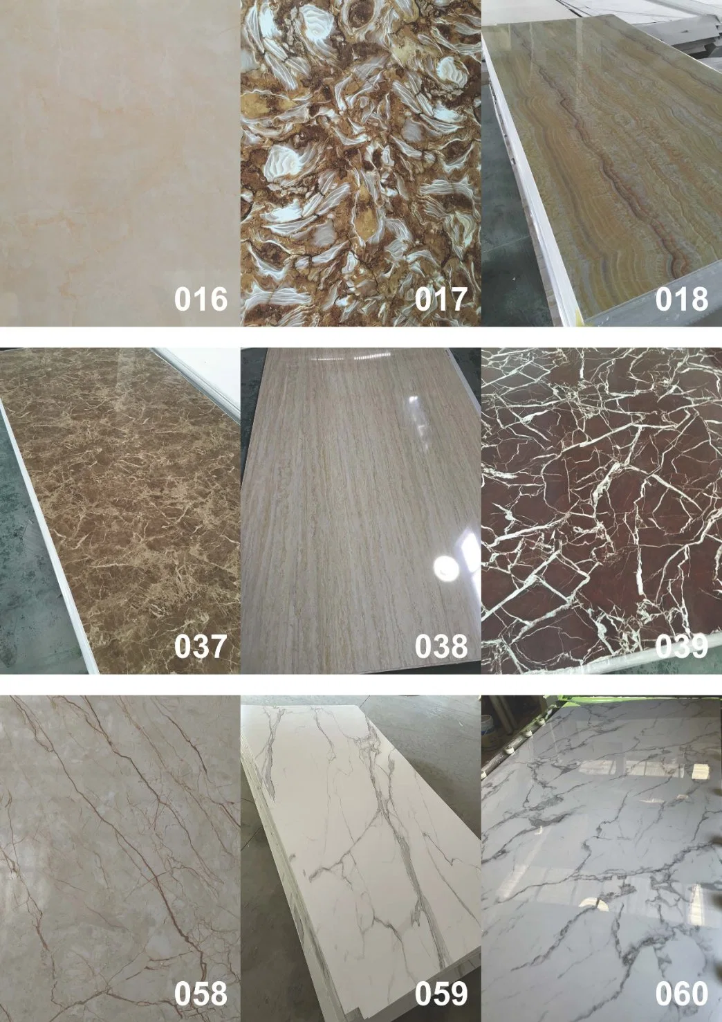 UV Printing PVC Marble Sheet for Wall