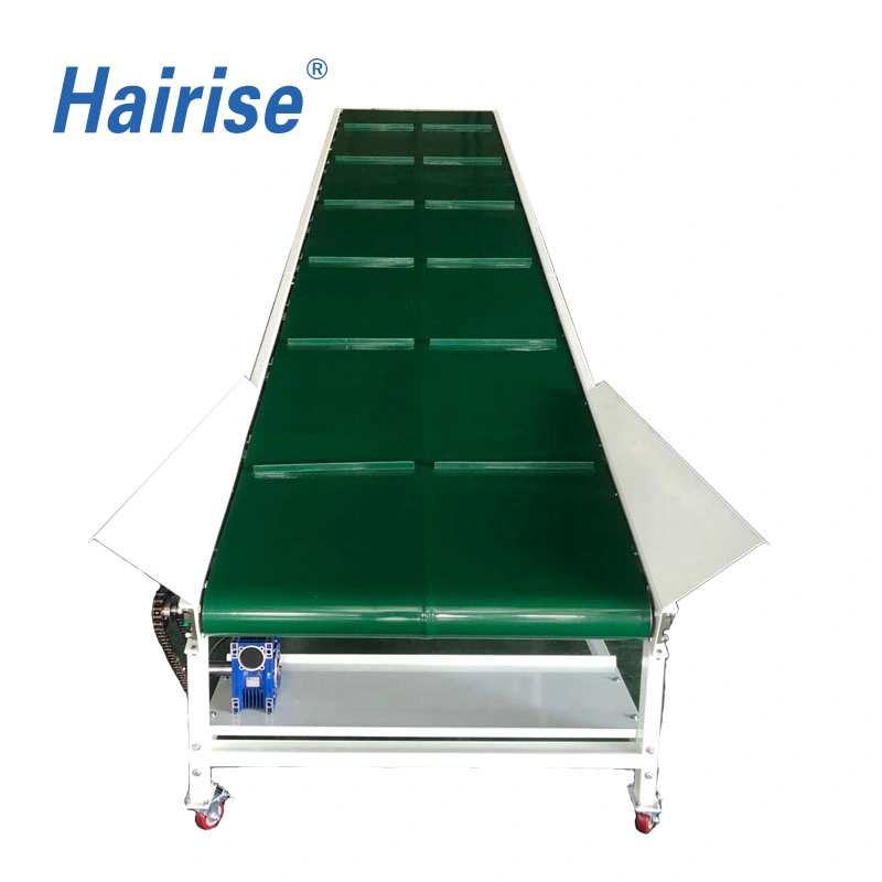 Hairise Inclined PU PVC Belt Factory Processing Conveyor System