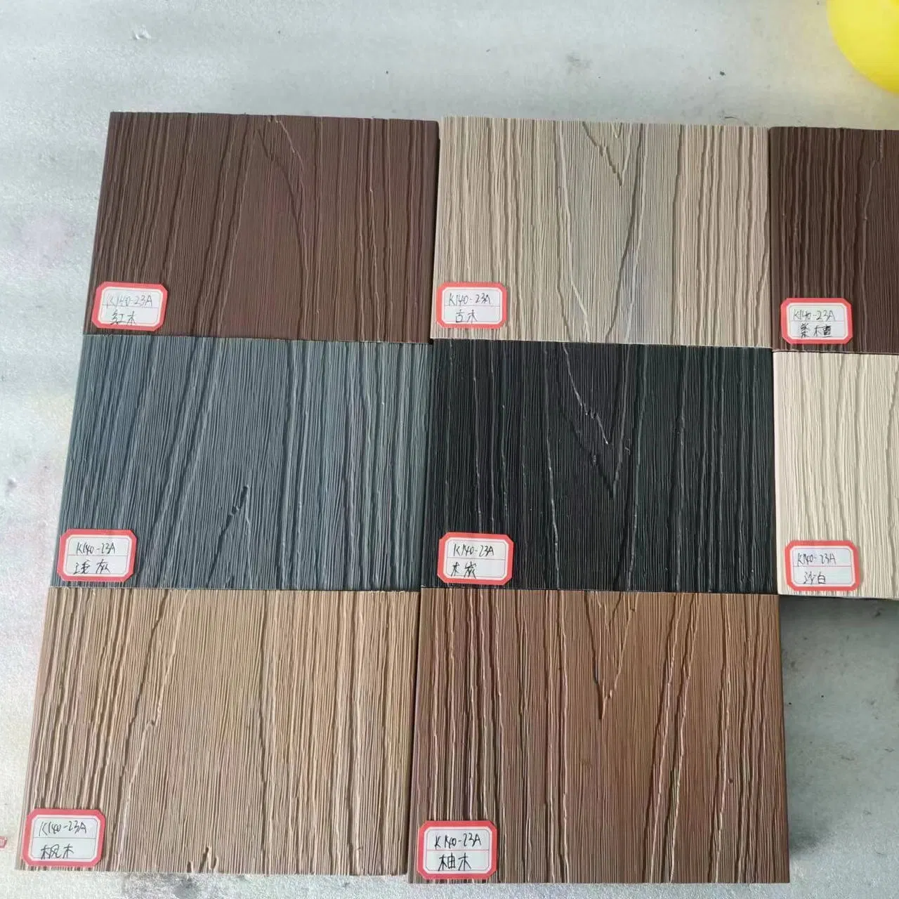 High quality/High cost performance  Custom Weather Resistant 3D Embossed Wood Grain WPC Decking Outdoor Wooden Plastic Composite Flooring