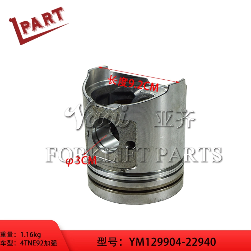 Forklift Spare Parts 4tne92 Piston Ym129904-22940