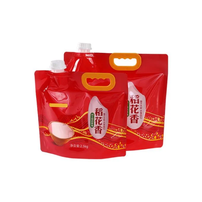 Packing Plastic Printing Water Sachets Stand up Spout Pouch Alumium Foil Gusset Packaging Bag