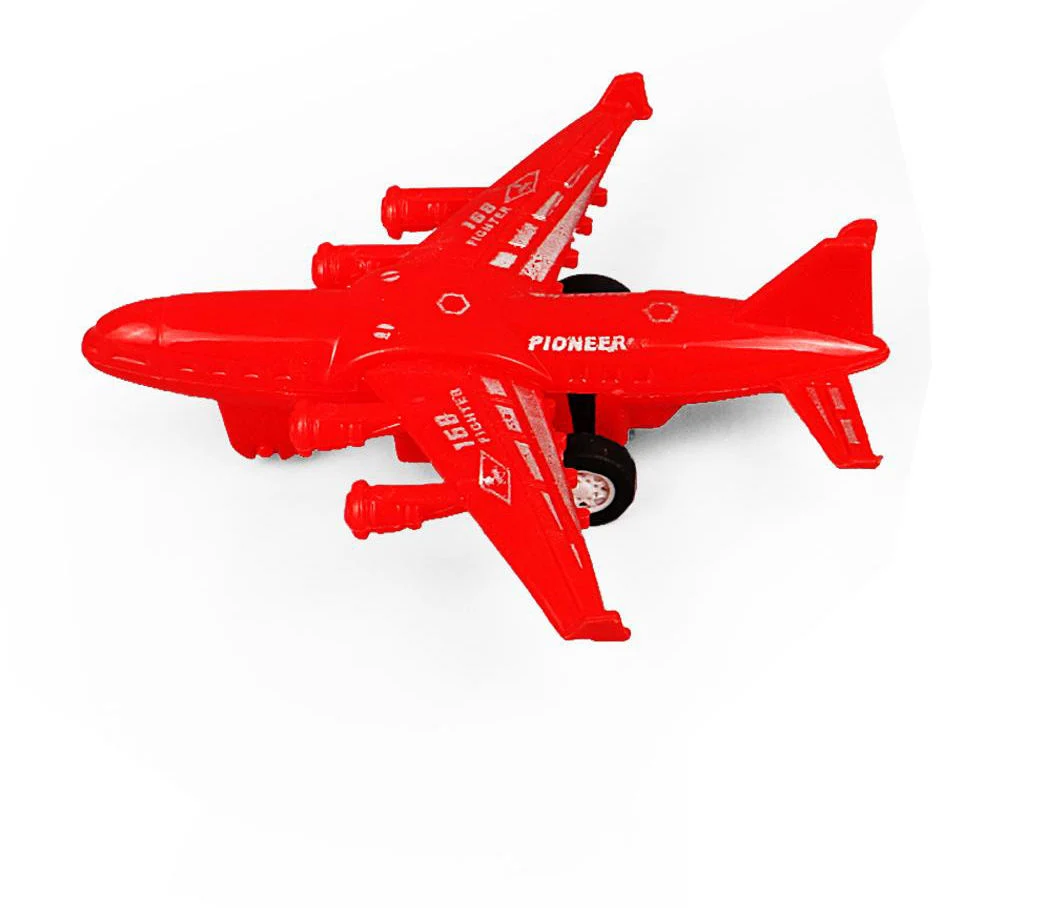 Return Force Small Plane Children's Model Plane Fall Prevention Toy Friction Car Inertia Toy Boy's Favorite Toy