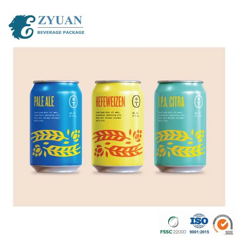 Standard 330ml Productos Nuevos vacío el logo impreso personalizado en blanco de aluminio de latas de refresco de jugo de unicornio lata de cerveza