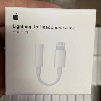 100% Original for Apple Headphone Adapter 3.5mm Jack Adapter Audio Headphone