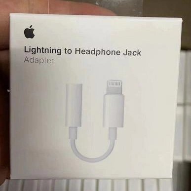 100% original para Apple adaptador de auriculares 3,5mm Jack adaptador de audio Auriculares