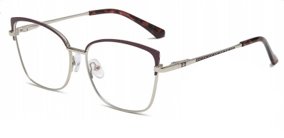 OEM and ODM Available Golden and Silver Cat Eye Metal Frame Quality Guarantee Women Optical Frames