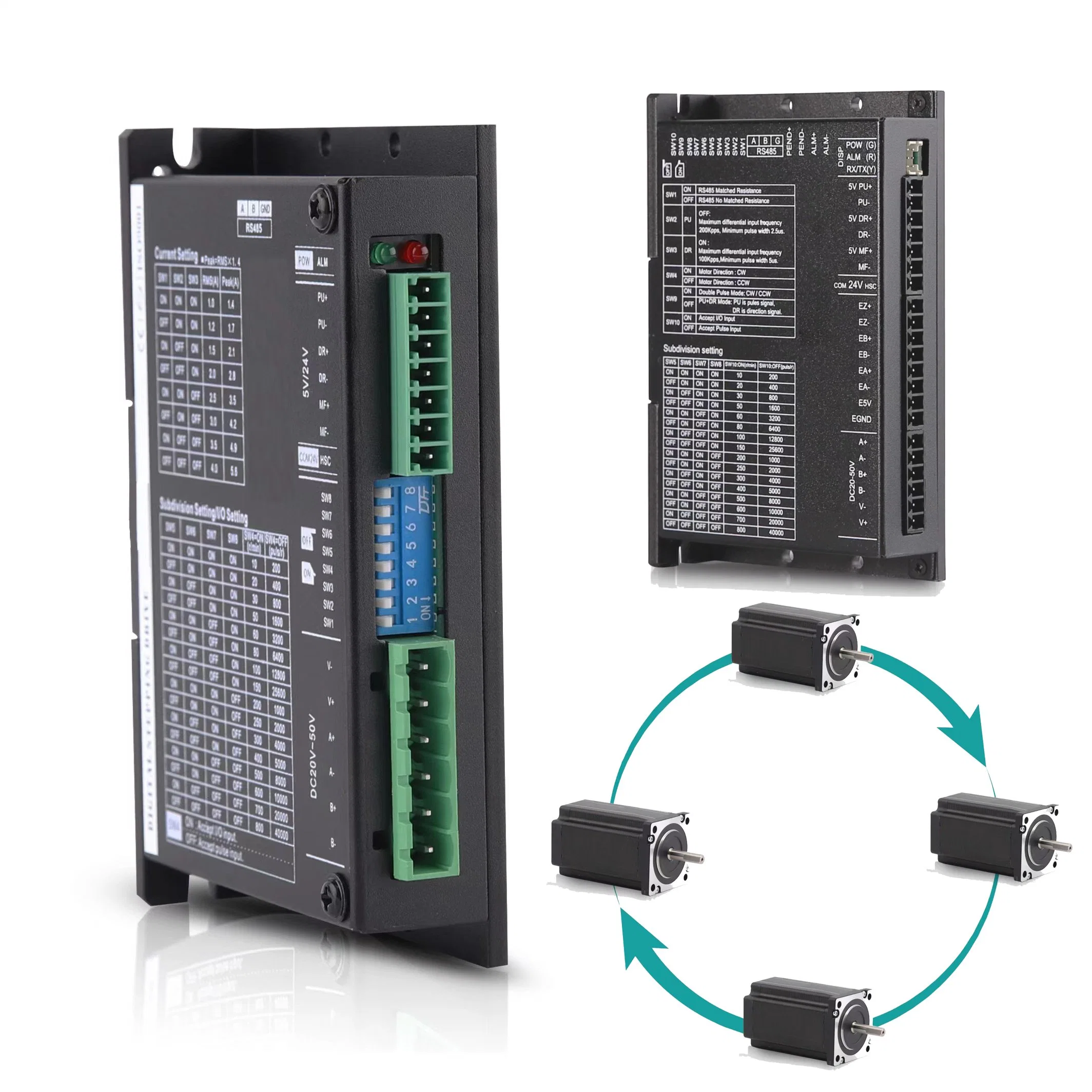 DV422 DV 556c Управление контроллером привода шагового двигателя 86HS Двигатель NEMA 34