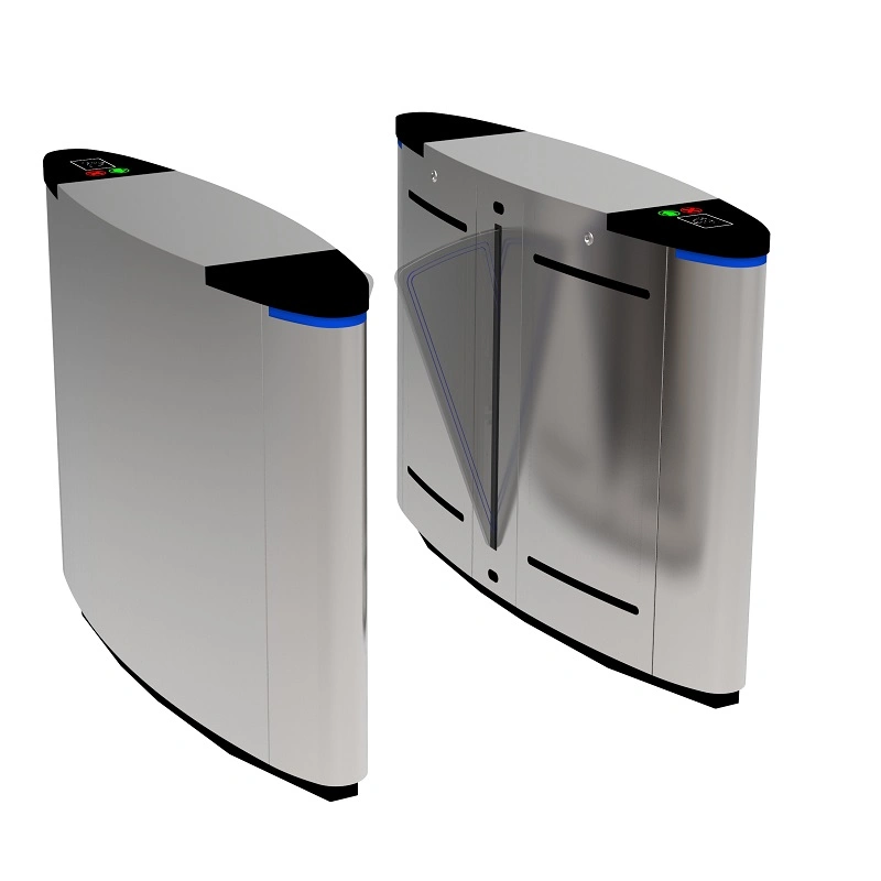 Automatic RFID Fingerprint Facial Recognition Flap Barrier Turnstile Gate Access Control