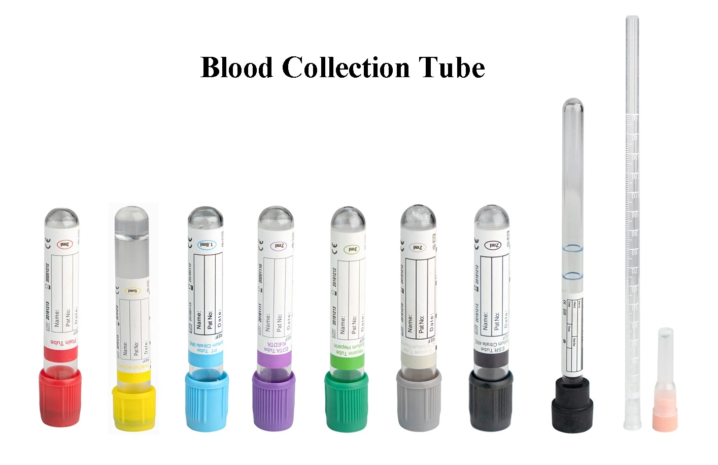 Heparin Tube Vaccutainer of Green Cap Blood Collection Tube