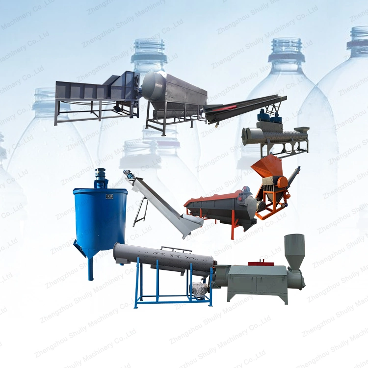 Pet Bottles Recycling Line/Recycled Pet Bottle Granulating Machine/Pet Recycling Washing Line