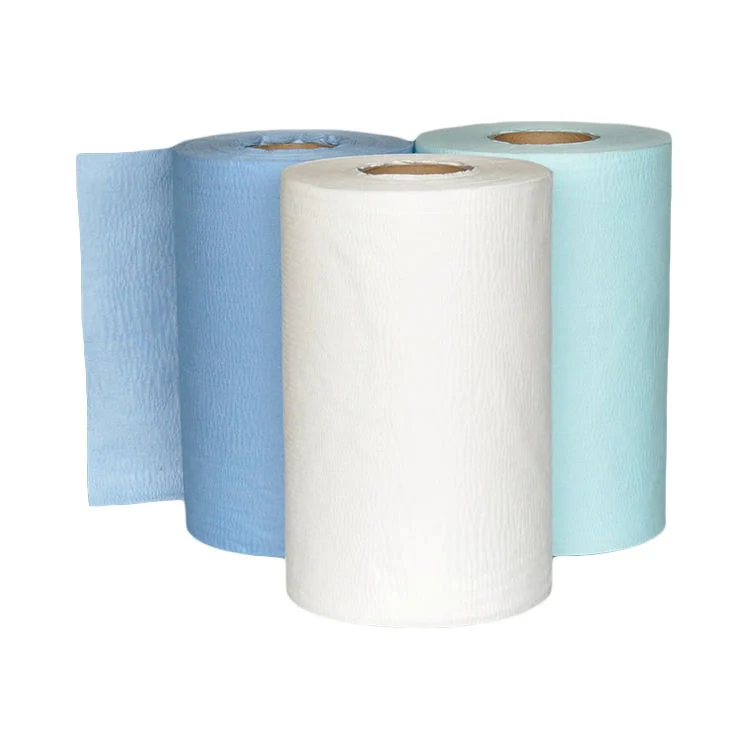 Non Woven Polyester Roll Wiper Fabric Clean Paper