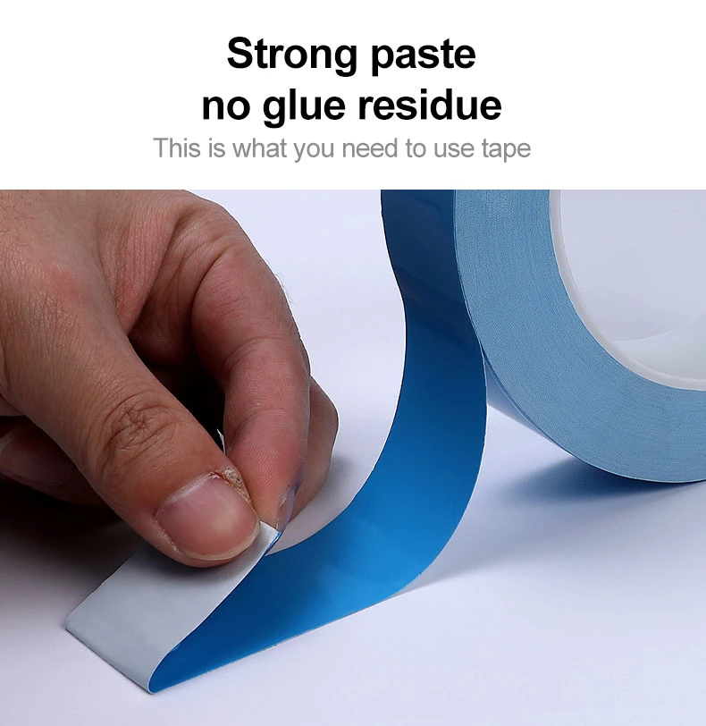 Silicone Blue Adhesive Thermal Conductive Tape with Release Film for LED Light