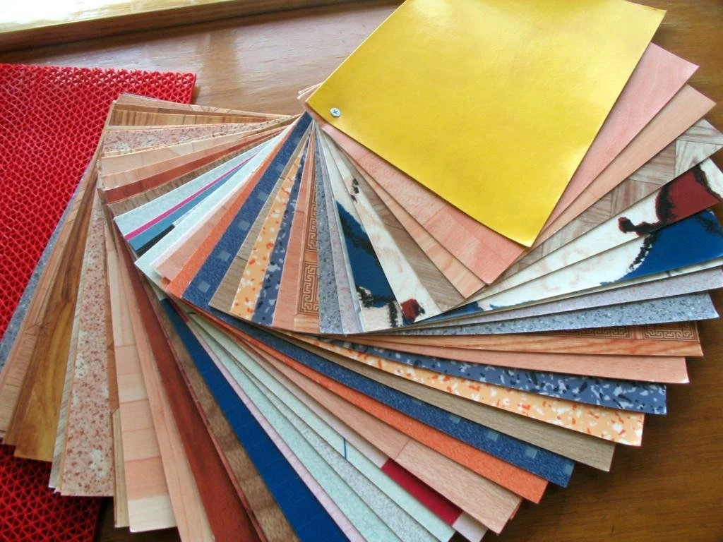 Floor Marble Tile PVC Sticker Floor Mat Roll Flooring Single Color