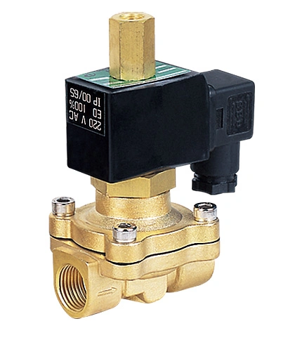 2W Series IP65 Normally Open Brass Body 12V/220V Air Water Gas Solenoid Valve