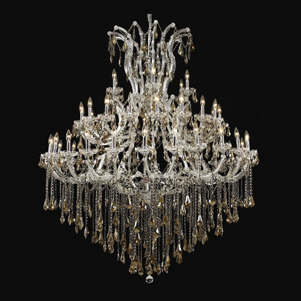 Wholesale/Supplier Luxury Candle Light Customzie Iron Art Maria Theresa K9 Crystal Chandelier for Hotel Banquet Wedding Decoration