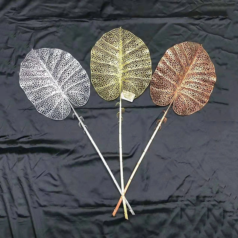 Christmas Leaves Picks Artificial Glitter Leaves Stems Xmas DIY Bouquet