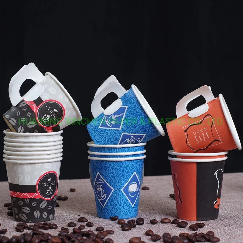Commerce de gros distributeurs automatiques de haute qualité Personnalisée biodégradable gobelets en papier de thé la tasse de café en provenance de Chine Food &amp; Beverage Emballage OEM et ODM