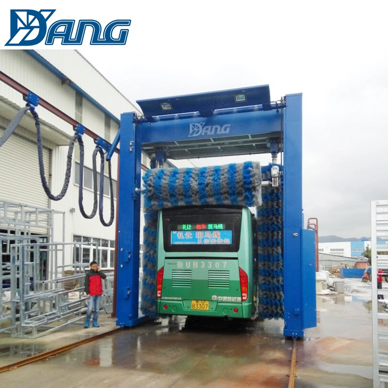 Automatic Washing Machine for Container Carrier and Other Special Vehicle