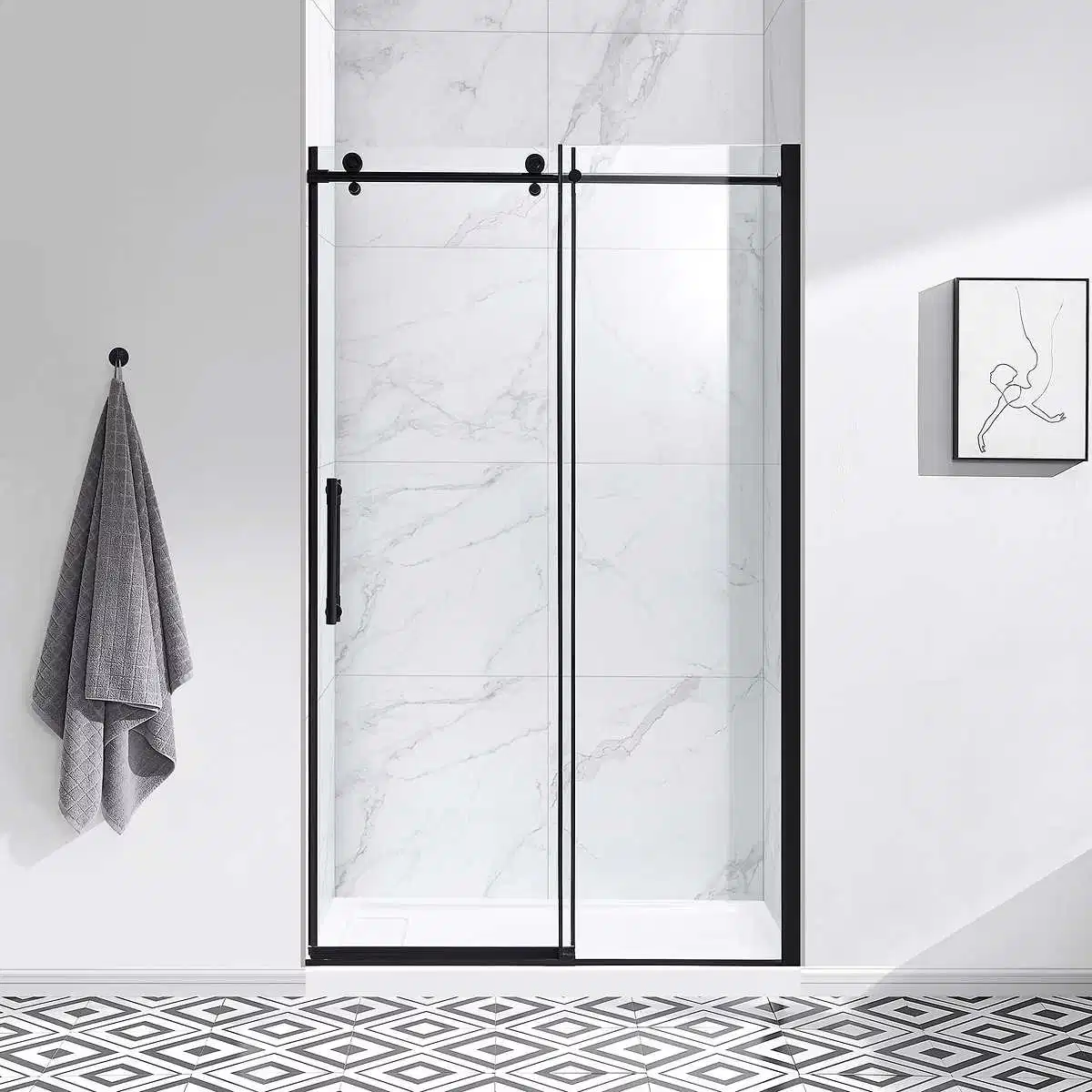 Prima Hot Selling Bathroom Door with Frame