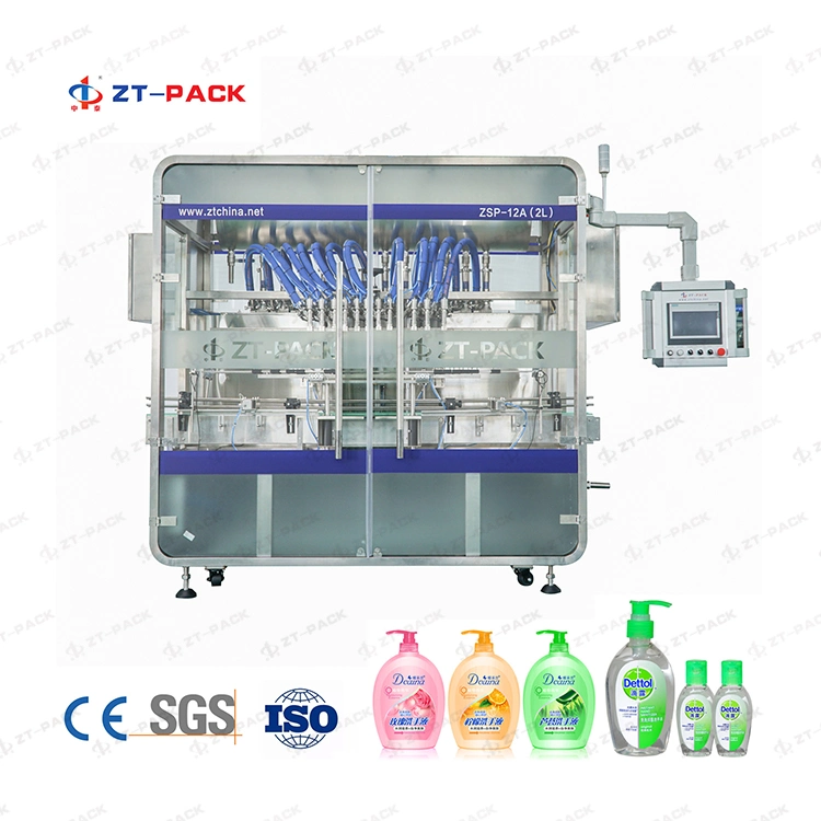 Automatic Packaging Filling Machine for Alcohol Sanitizer Gel Hand Cleaner Antiseptic Disinfectant Liquid Bottle Packing Capping Labeling Machine