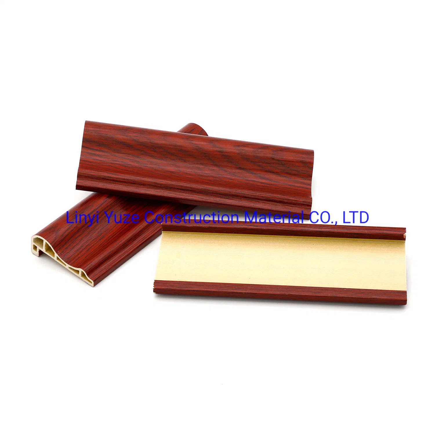 Decoration Plastic PVC Floor Strip Moulding Line PVC Skirting Board Cover Polymer Skirting Wood Board