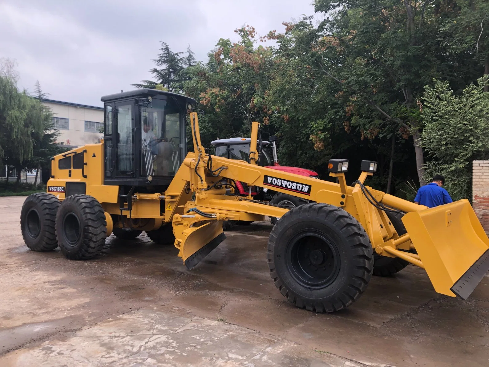 Road Construction Equipment 17 Ton 190 Power Mini Motor Grader