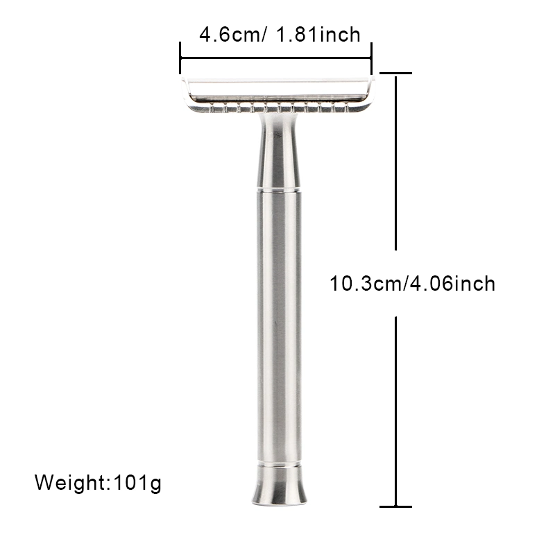 Stainless Steel Double Edge Safety Shaving Razor Eco Friendly Safety Razor