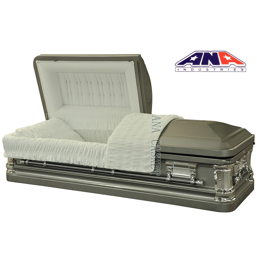 Us Style Stainless Steel Casket for Funeral Supply