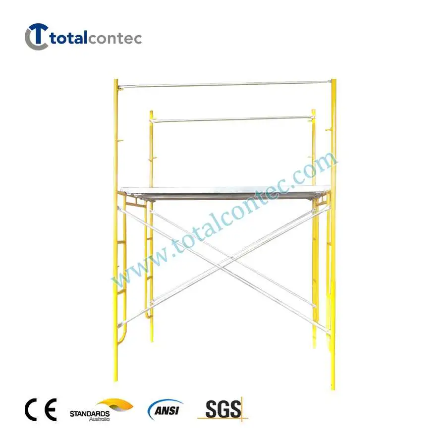 High quality/High cost performance Galvanized Painting a Frame/Walk Through Frame Building Material