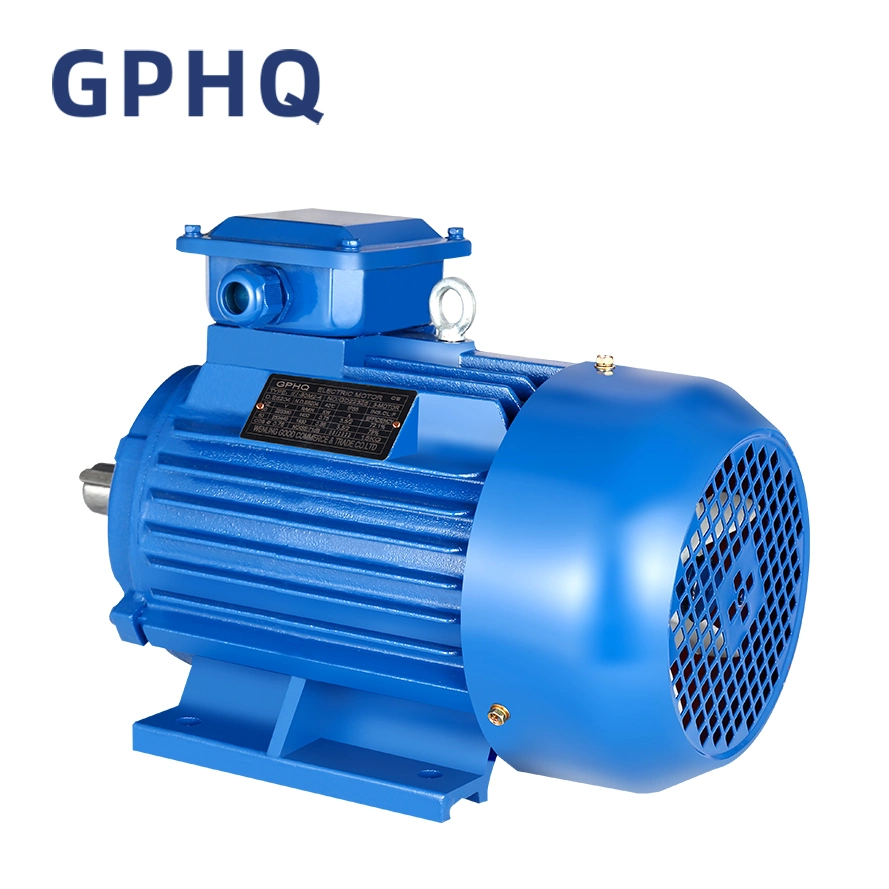 Gphq Y2 Gusseisen Asynchrone AC elektrische dreiphasige Induktion Gebläse Axial Lüfter Wasserpumpe Luftkompressor Getriebe Box Moto