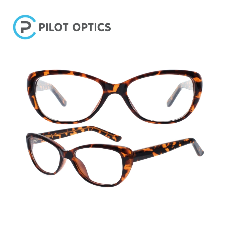Pilot Optics Wholesale/Supplier Women Trendy Oval Cp Anti Blue Light Eyeglasses Optical Frames