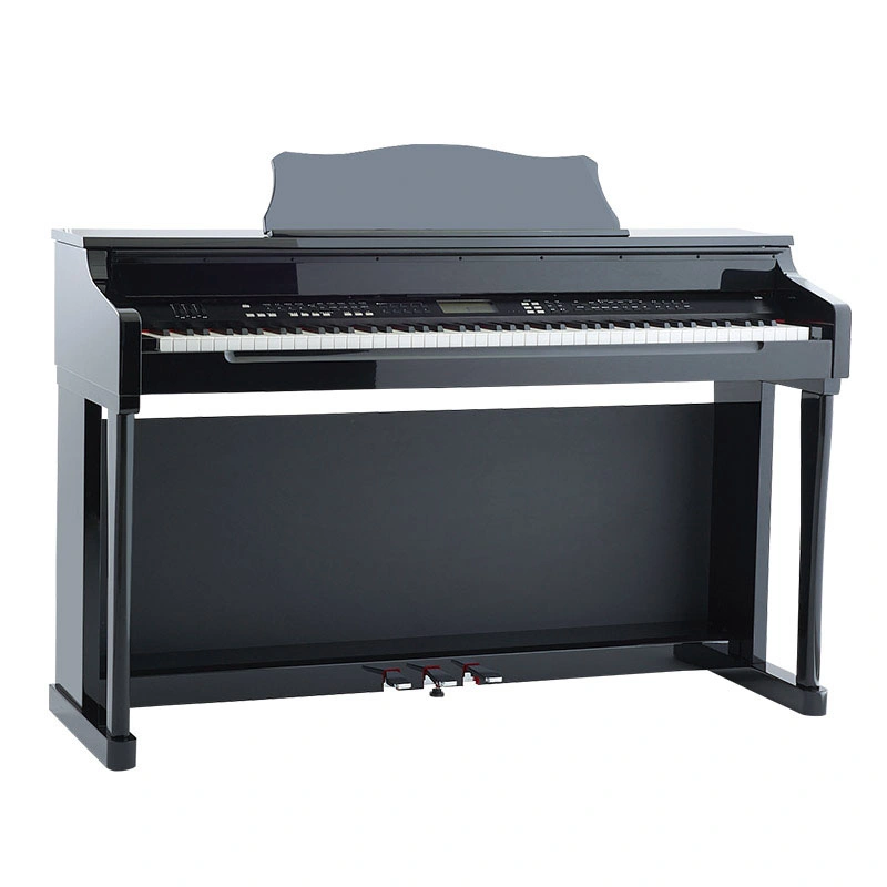 بيانو رقمي كهربي Grand Black مع جهاز لوحة مفاتيح متعددة الأصوات