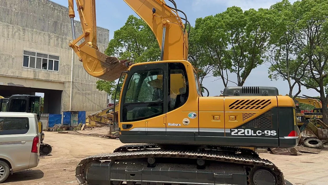 Hyundai de segunda mano de la excavadora 220LC-9s con el Real buenas condiciones de venta