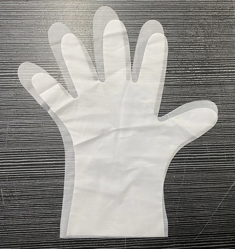 Clear Plastic Restaurant Hygiene PE CPE Plastic Disposable Gloves