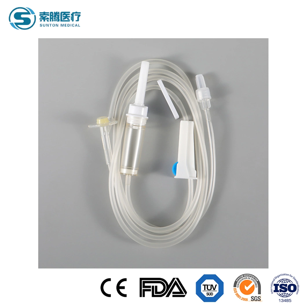 Sistema de infusión de bomba de jeringa Sunton sistema de infusión desechable de China fábrica Sangre de mariposa muestra recogida aguja Salina única sistema de infusión con Conjunto de venas del cuero cabelludo