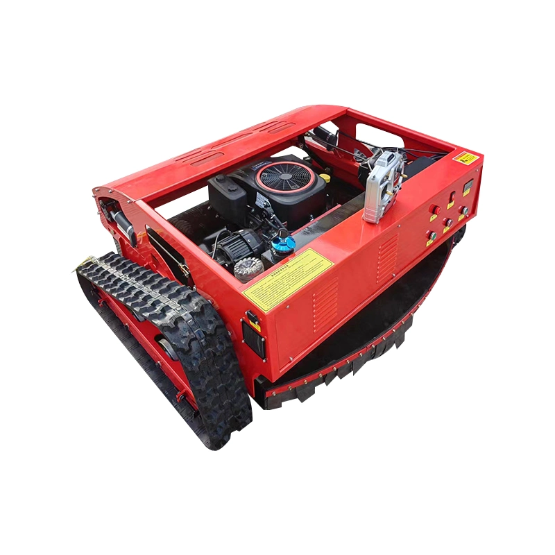 Agriculture Multi-Purpose ATV 1000 mm Cutting Width Crawler Lawn Mower Strong Power Remote Control Gasoline Engine Lawn Mower