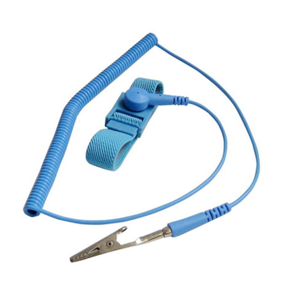 Blue Cleanroom Workshop Adjustable Elastic ESD Anti-Static Wrist Strap